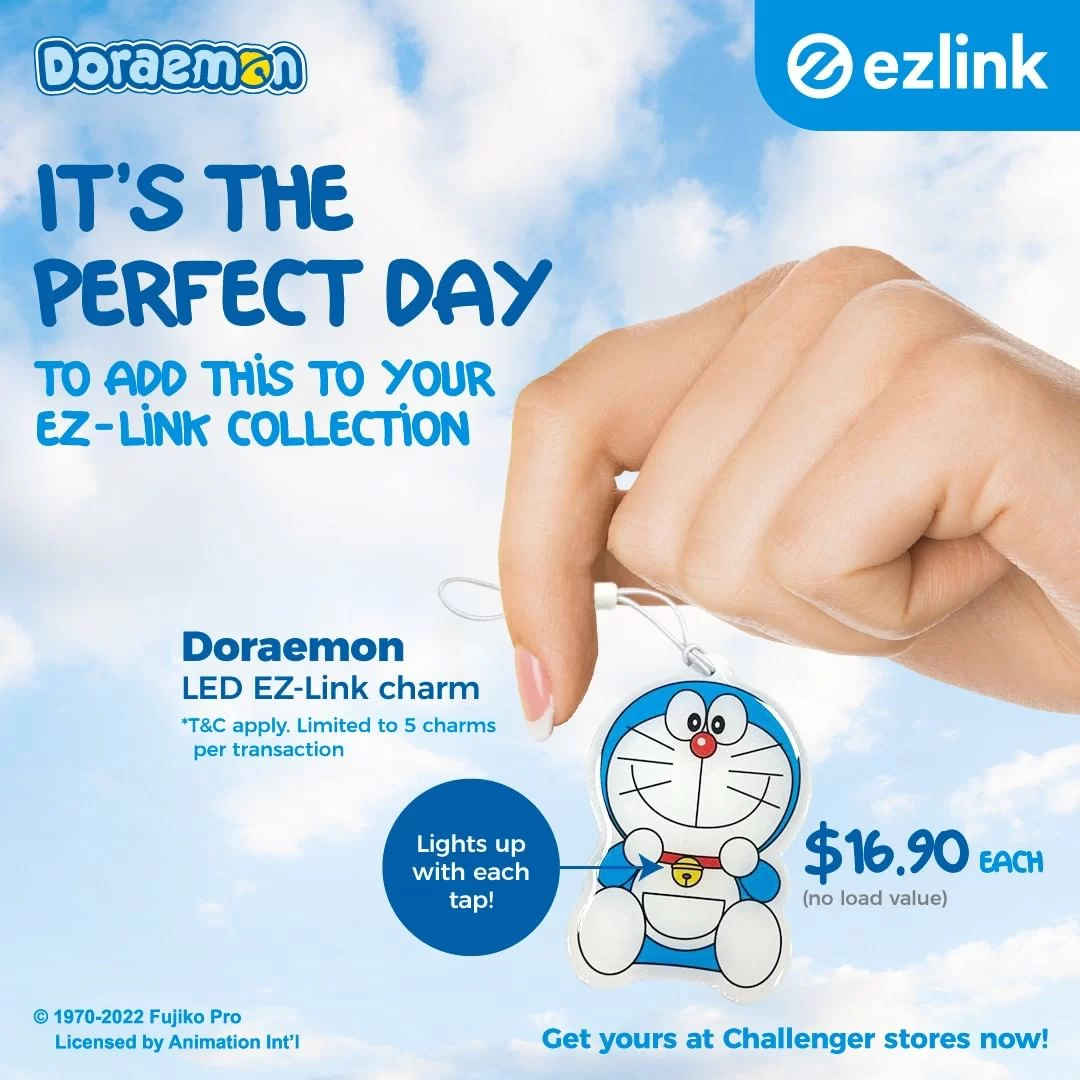 Doraemon LED EZ-Link Charm