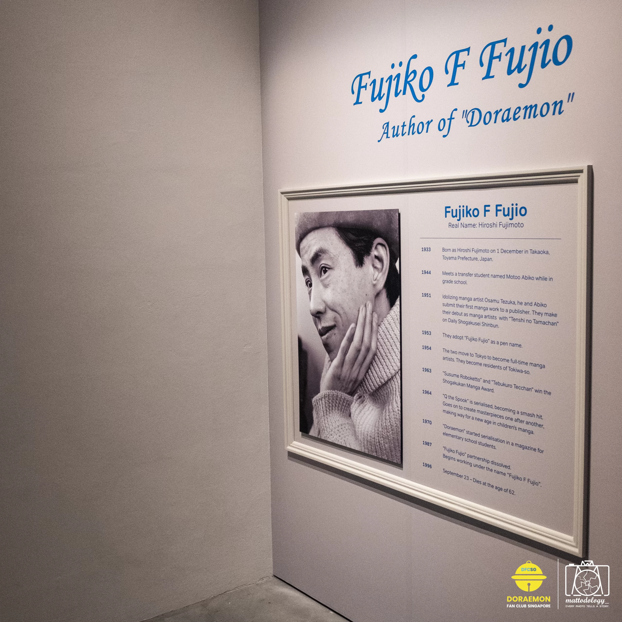 TDES 2022 MANGA Original Drawings Exhibition Fujiko F Fujio Bio