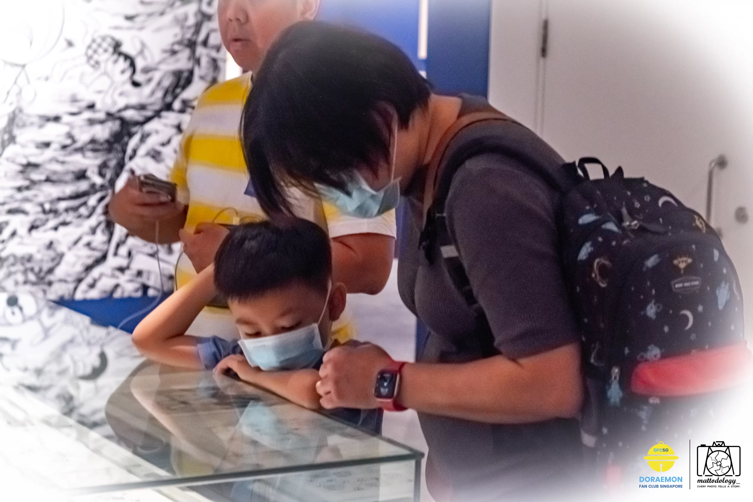 TDES 2022 MANGA Original Drawings Exhibition People Looking At Original Drawings by Fujiko F Fujio
