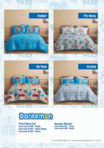 Read more about the article New Doraemon bedsheets from Intero Inc
