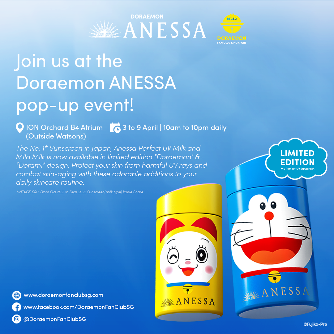 Read more about the article Doraemon ANESSA Collection coming to Singapore