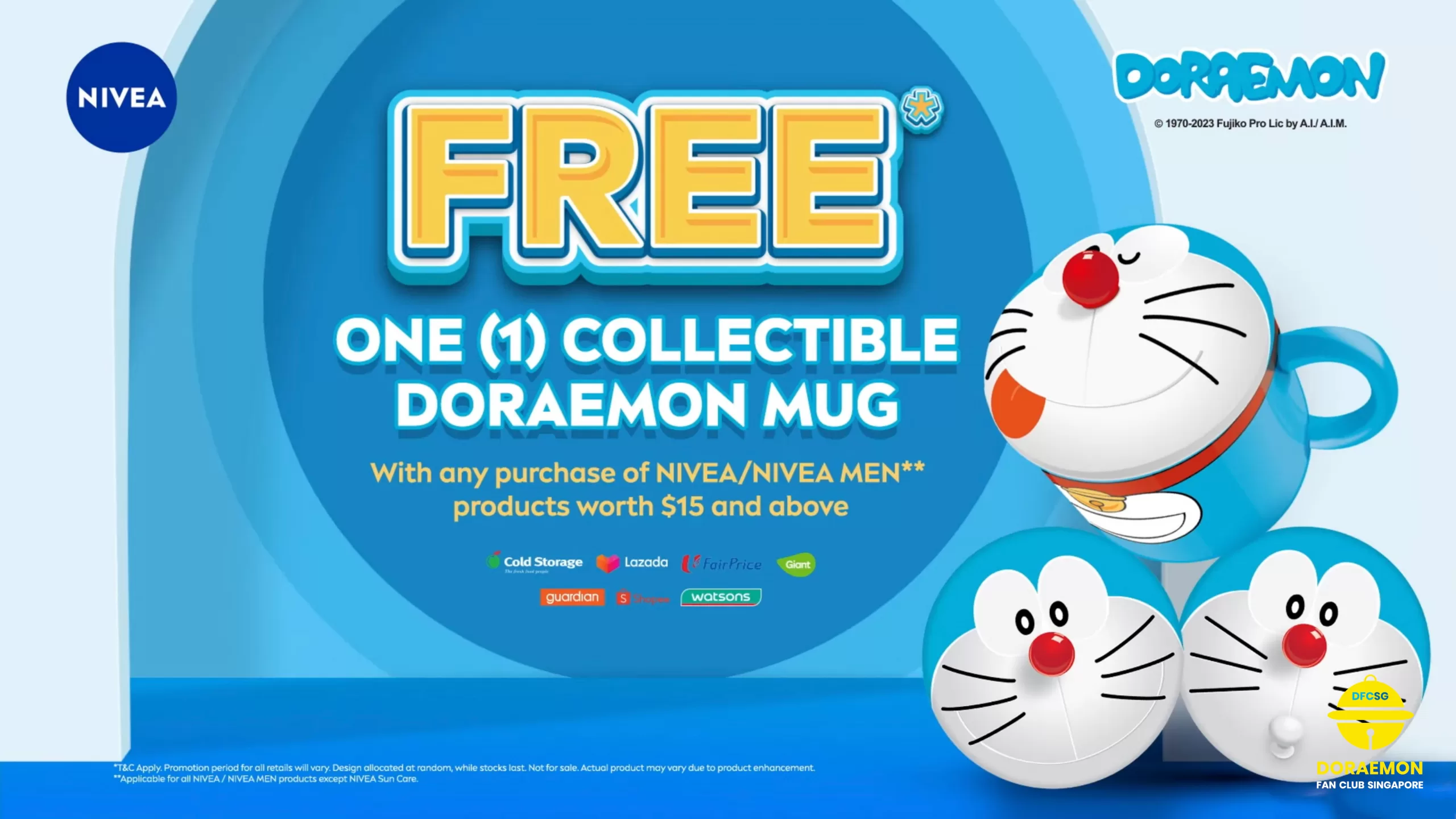 Read more about the article Buy NIVEA and get free Doraemon mug