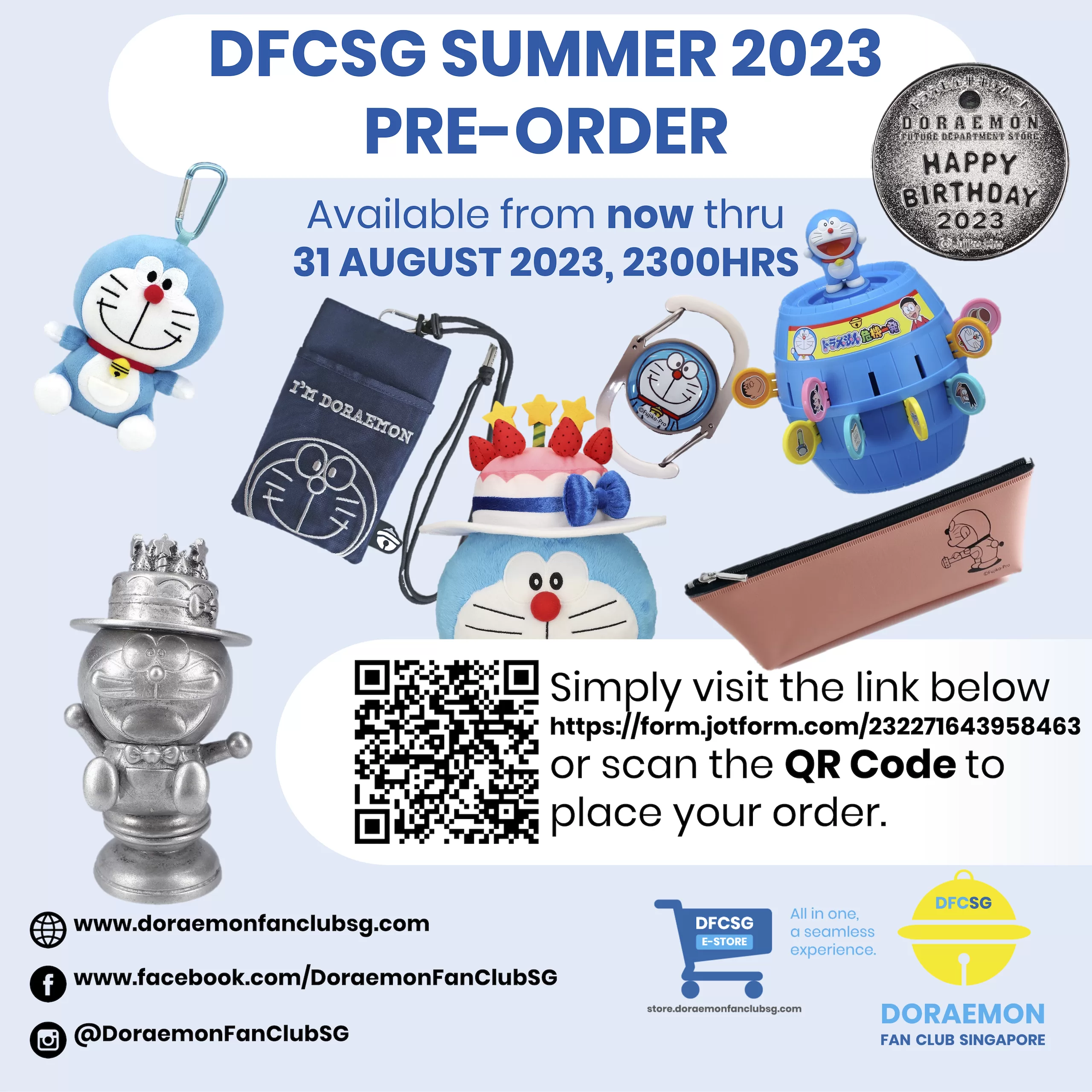 Read more about the article Doraemon Fan Club, Singapore Announces Exclusive Summer 2023 Pre-Order