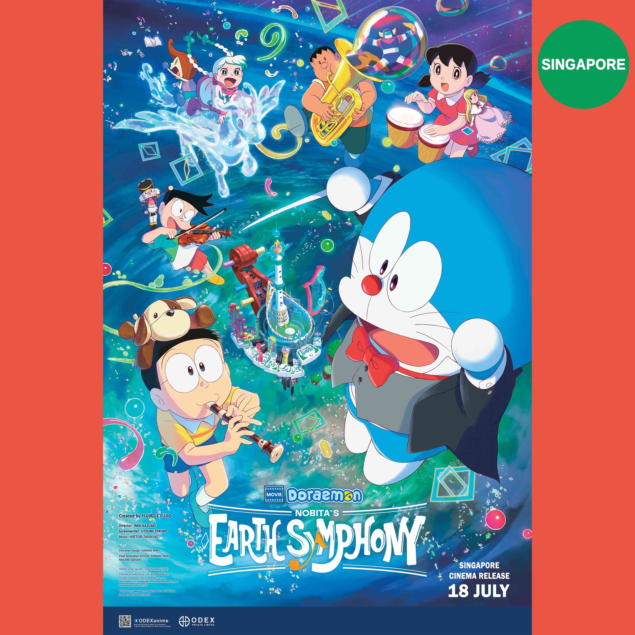 Read more about the article Doraemon the Movie: Nobita’s Earth Symphony to Premiere in Singapore this July