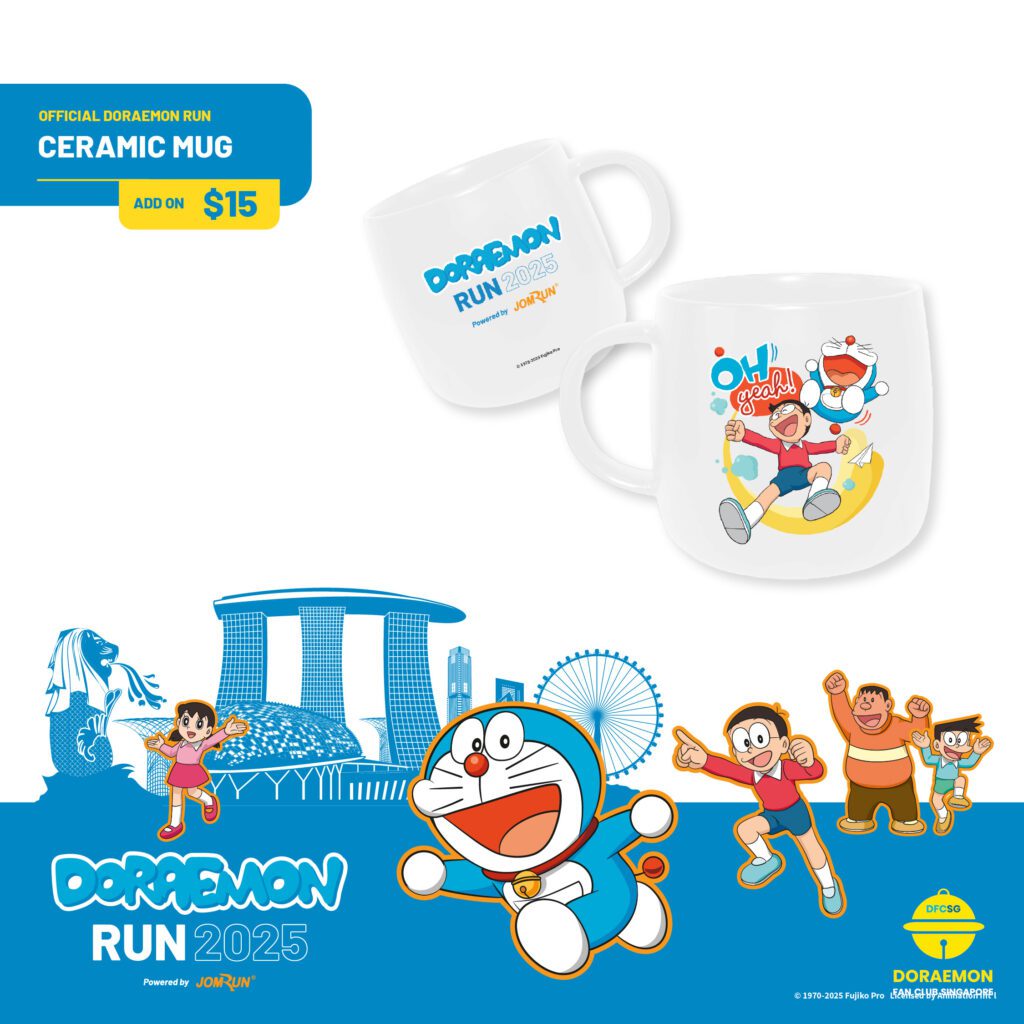 Doraemon Run Singapore 2025 Add On Ceramic Mug