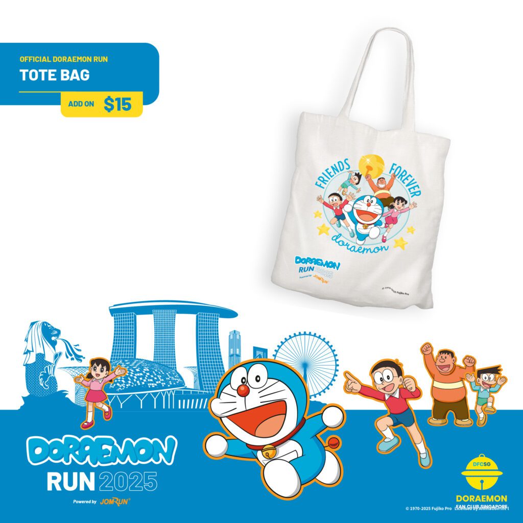 Doraemon Run Singapore 2025 Add On Tote Bag