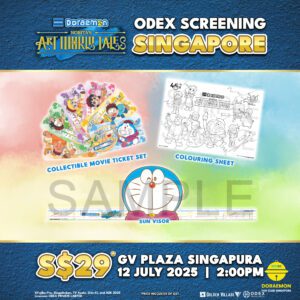Read more about the article Doraemon the Movie: Nobita’s Art World Tales – Singapore ODEX Screening on 12 July 2025